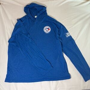 Bud light Blue Jays thin Men's Hoodie size L